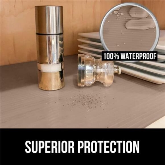 Gorilla Grip Non Adhesive, Waterproof, Durable Ribbed Drawer Liner, 12x20 - Picture 1 of 6